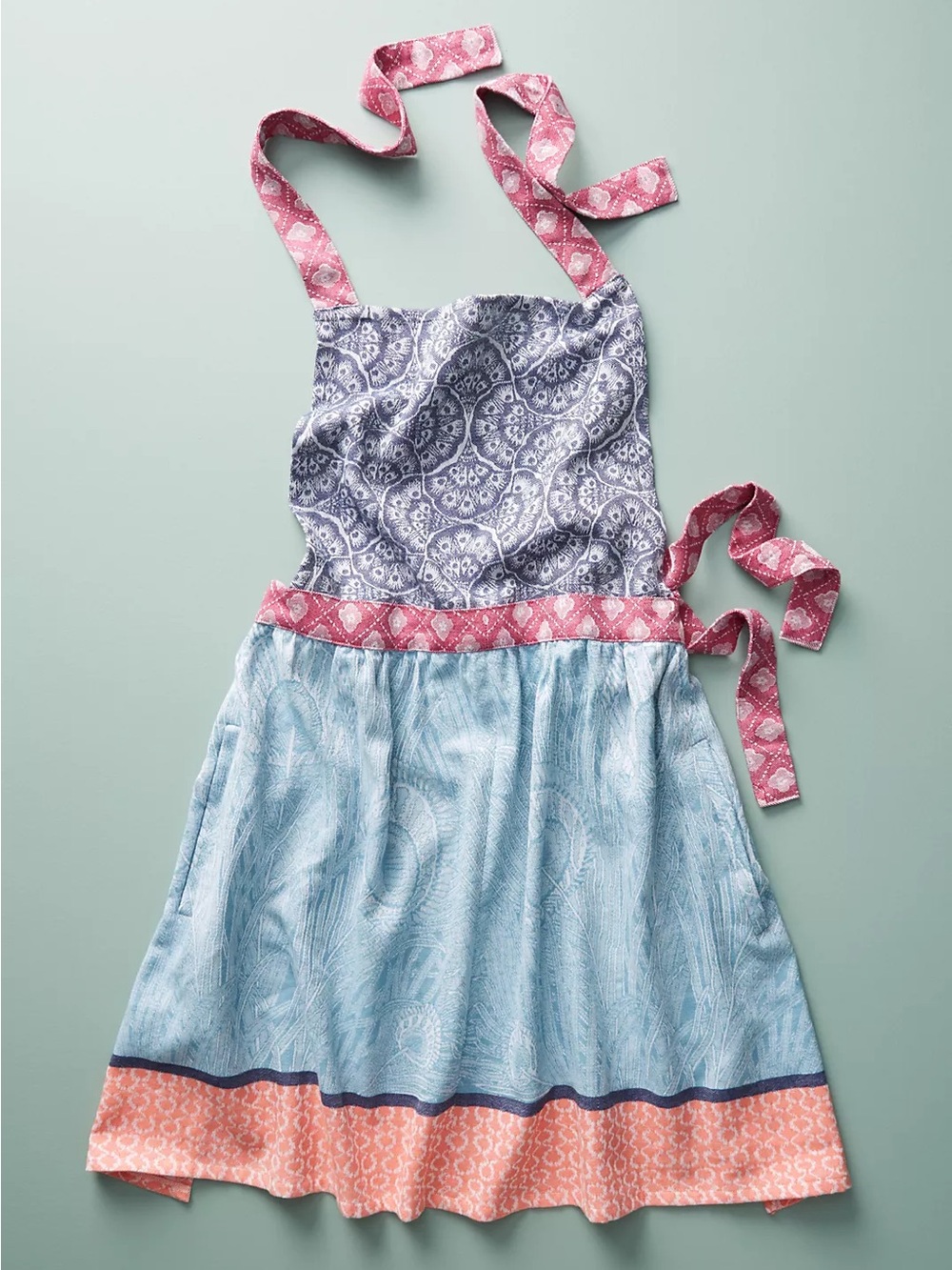 Liberty for Anthropologie Jacquard-Woven Apron NWT